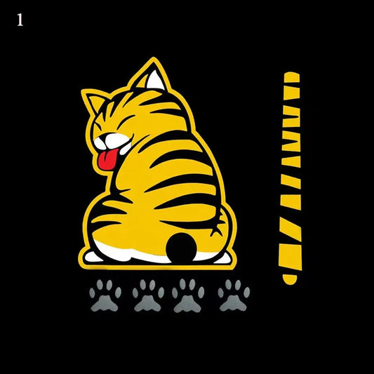 Cat Reflective Windshield Sticker