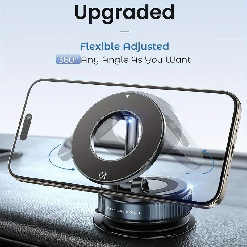 360° Vacuum Magnetic Phone Holder